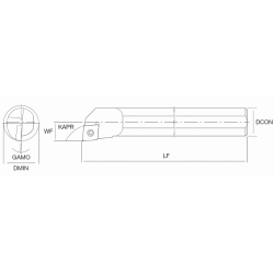 Держатель NT-E20R-SCLCL09 HOLDERS NIKKO