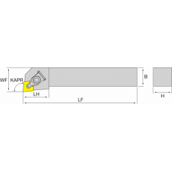 Держатель NT-DCLNR1616H09X HOLDERS NIKKO