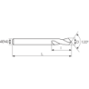 Центровка C-SD MM 8 120° PV200 CARBIDE OSAWA