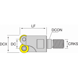 Корпус фрезы NT-RD10H D020-M10-Z02 HOLDERS NIKKO
