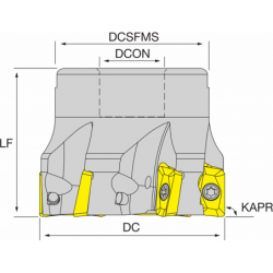 Корпус фрезы NT-AP16 D050-F22-Z4