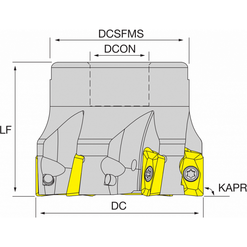 Корпус фрезы NT-RKP16 D080-F27-Z8 HOLDERS NIKKO Корпус фрезы NT-RKP16 D080-F27-Z8 HOLDERS NIKKO