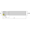 Корпус фрезы NT-WX04H D020-S20-Z3 HOLDERS NIKKO