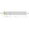 Корпус фрезы NT-RD10H D020-S20-Z02 HOLDERS NIKKO