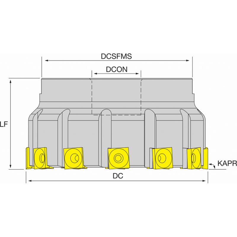 Корпус фрезы NT-SP12-TAN D050-F22-Z5 HOLDERS NIKKO Корпус фрезы NT-SP12-TAN D050-F22-Z5 HOLDERS NIKKO