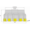 Корпус фрезы NT-SP12-TAN D050-F22-Z5 HOLDERS NIKKO