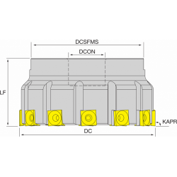 Корпус фрезы NT-SP12-TAN D100-F32-Z12 HOLDERS NIKKO
