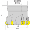 Корпус фрезы NT-RD16 D066-F22-Z5 HOLDERS NIKKO
