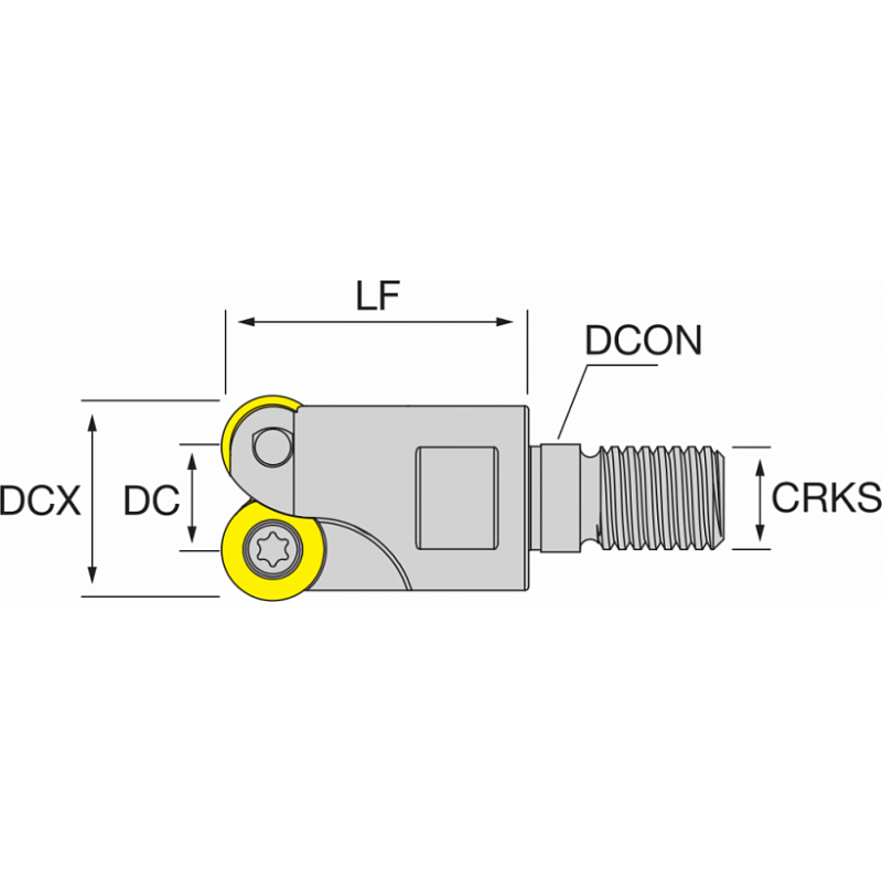 Корпус фрезы NT-RD10H D035-M16-Z4 HOLDERS NIKKO Корпус фрезы NT-RD10H D035-M16-Z4 HOLDERS NIKKO