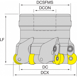 Корпус фрезы NT-RD10H D052-F22-Z6 HOLDERS NIKKO