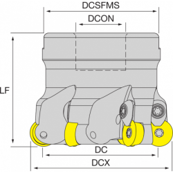 Корпус фрезы NT-RP12H D050-F22-Z5 HOLDERS NIKKO
