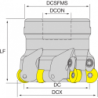 Корпус фрезы NT-RP12H D063-F22-Z6 HOLDERS NIKKO