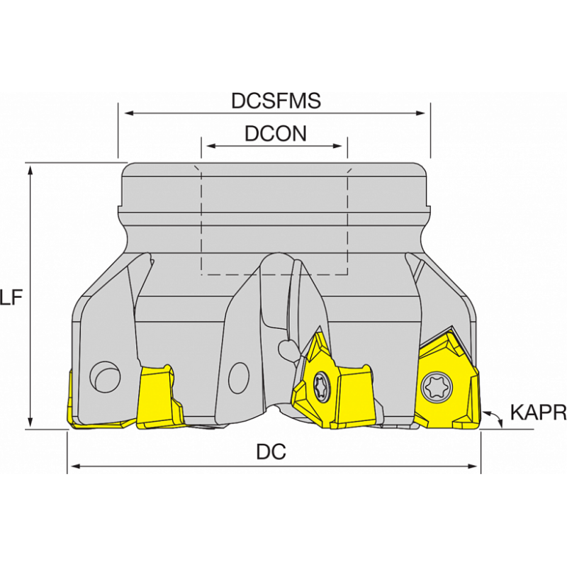 Корпус фрезы NT-WX08H D125-F40-Z11 HOLDERS NIKKO Корпус фрезы NT-WX08H D125-F40-Z11 HOLDERS NIKKO