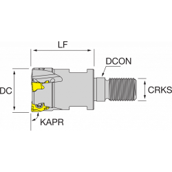 Корпус фрезы NT-WX04H D020-M10-Z3 HOLDERS NIKKO