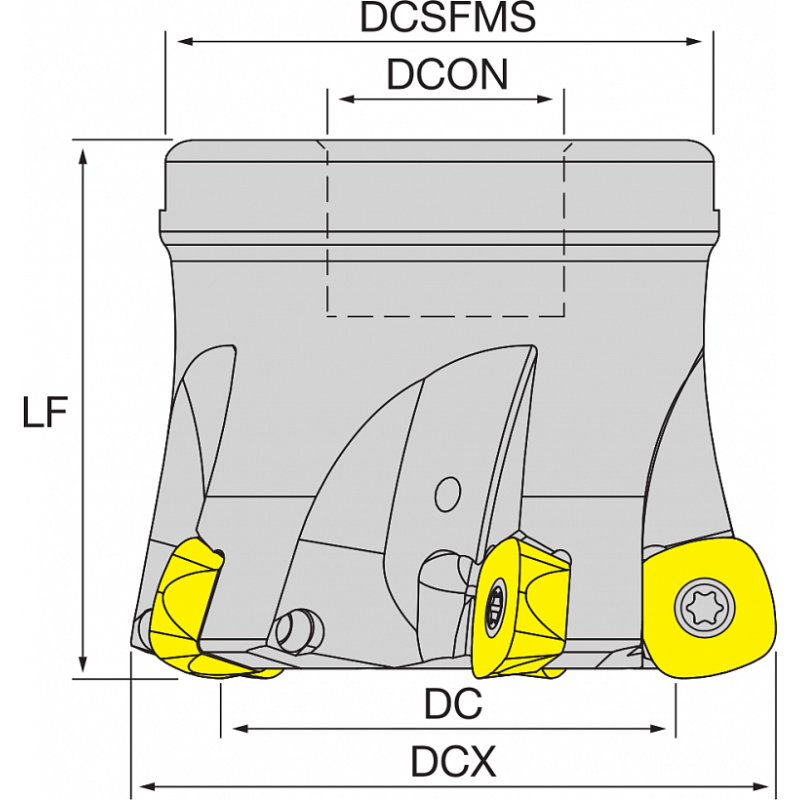 Корпус фрезы NT-SD12HF D063-F27-Z4 HOLDERS NIKKO Корпус фрезы NT-SD12HF D063-F27-Z4 HOLDERS NIKKO