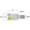 Корпус фрезы NT-RD05H D012-M06-Z3 HOLDERS NIKKO