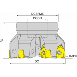 Корпус фрезы NT-WX08H D063-F27-Z6 HOLDERS NIKKO