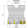 Корпус фрезы NT-SP07HF D040-F16-Z6 HOLDERS NIKKO