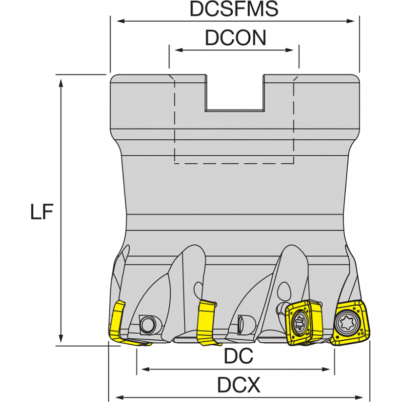 Корпус фрезы NT-SP07HF D042-F16-Z5 HOLDERS NIKKO Корпус фрезы NT-SP07HF D042-F16-Z5 HOLDERS NIKKO