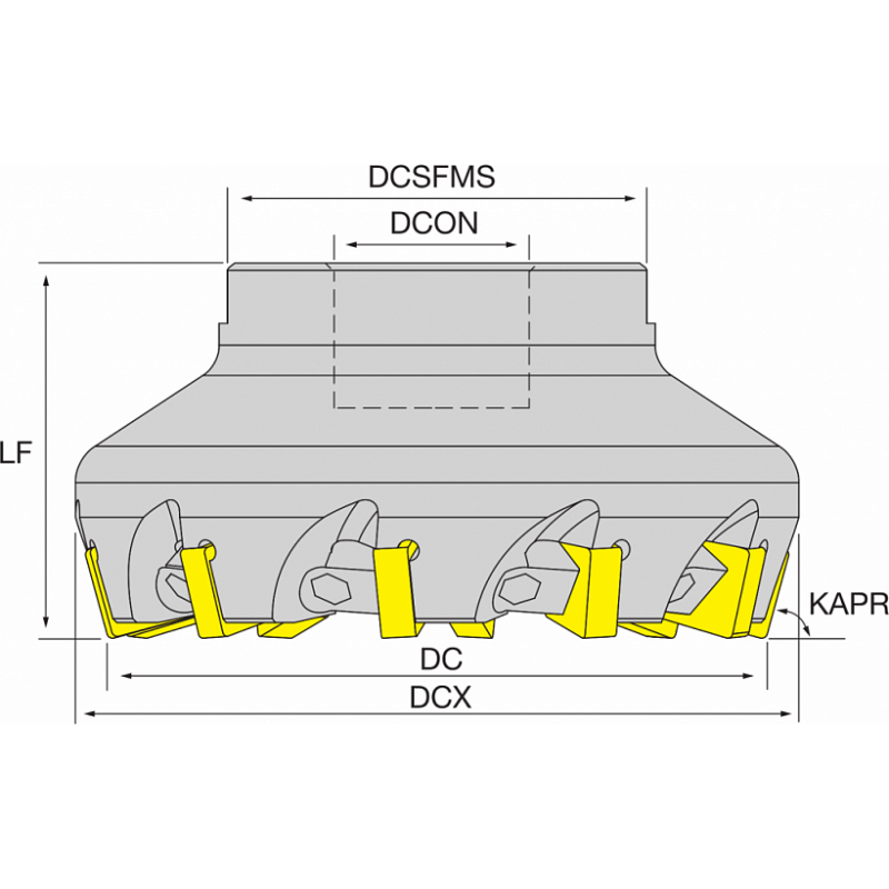 Корпус фрезы NT-SN12-75° D063-F22-Z6 HOLDERS NIKKO Корпус фрезы NT-SN12-75° D063-F22-Z6 HOLDERS NIKKO
