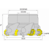 Корпус фрезы NT-OF05H D050-F22-Z5 HOLDERS NIKKO