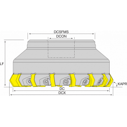 Корпус фрезы NT-HN09 D100-F32-Z14 HOLDERS NIKKO