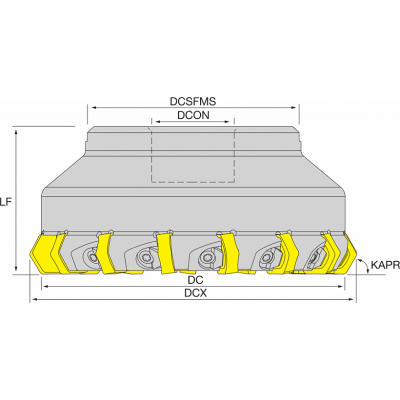 Корпус фрезы NT-HN09 D100-F32-Z14 HOLDERS NIKKO Корпус фрезы NT-HN09 D100-F32-Z14 HOLDERS NIKKO