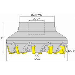 Корпус фрезы NT-SN12-88° D100-F32-Z10 HOLDERS NIKKO