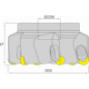 Корпус фрезы NT-RN12X D080-F27-Z5 HOLDERS NIKKO