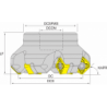 Корпус фрезы NT-SX12H D080-F27-Z8 HOLDERS NIKKO