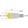 Корпус фрезы NT-SPOT D14-M08-L052 HOLDERS NIKKO