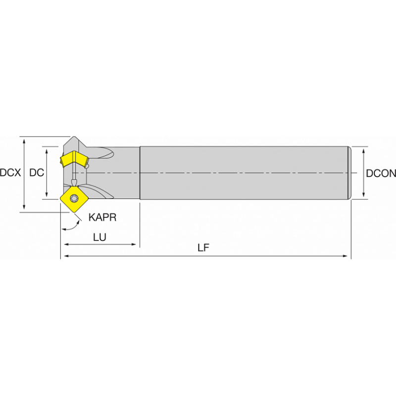 Корпус фрезы NT-CHS45 D16/22-S16-Z4-05 HOLDERS NIKKO