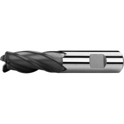Концевая фреза 10x22x72, R1, Z4, ZPS, HSSE-PM, AlTiN, N 120517R.100010 AlTiN