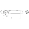 Концевая фреза 12x13x83, Z4, ZPS, HSSE-PM, AlTiN 150617S.120 AlTiN