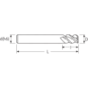 Фреза MDCSA3 MM 6 3F 55° ALU CARBIDE OSAWA