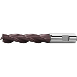 Концевая фреза 10x45x95, Z3, DIN 844L, HSSCo8, TiAlN, N 233418.100 TiAlN