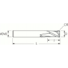 Фреза G2CS2R MM 1.5 R0.5 2F CARBIDE PV200 OSW