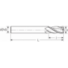 Фреза HFAL4 MM 5 4F ALU OSAWA