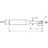 Фреза MHLNB2 MM2 (20) S4 2FB 35-70HRC OSAWA