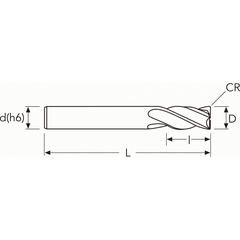 Фреза G2CS4R MM 1.5 R0.5 4F CARBIDE PV200 OSW Фреза G2CS4R MM 1.5 R0.5 4F CARBIDE PV200 OSW