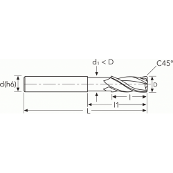Фреза HF450 MM12 (36) C45 4F PV300 OSAWA