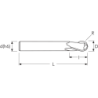 Фреза MDCAB2 MM10 2FB ALU CARBIDE OSAWA