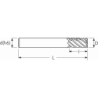 Фреза UH600 MM 8 6F UH COATING HP OSAWA