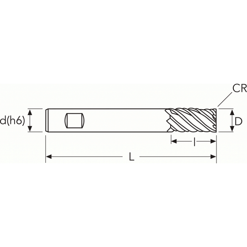 Фреза HF743 MM10X100 R0.2 CR 5F W PV300 OSAWA Фреза HF743 MM10X100 R0.2 CR 5F W PV300 OSAWA