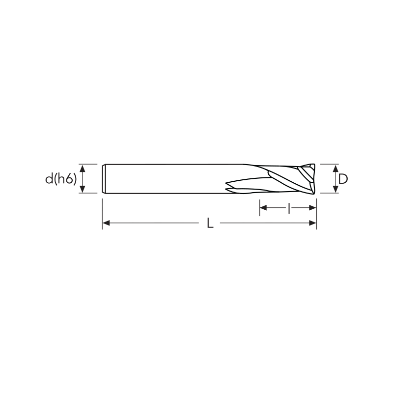 Фреза MEXCL2 MM 5 2F LONG ENDLESS HP OSAWA Фреза MEXCL2 MM 5 2F LONG ENDLESS HP OSAWA