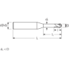 Фреза MEXCRB2 MM 0.6X0.6X8 2FB ENDLESS HP OSW