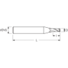 Фреза MEXM2 MM0.7 MICRO 2F ENDLESS HP OSAWA