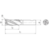 Концевая фреза 16x32x92, R2, Z4, ZPS, HSSE-PM, AlTiN, HR 148517R.160020 AlTiN