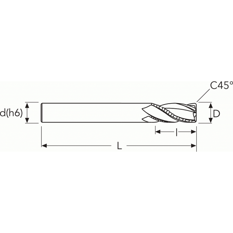 Фреза HF844 MM12X12X26X83 C45 4F MR PV300 OSW Фреза HF844 MM12X12X26X83 C45 4F MR PV300 OSW