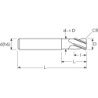 Фреза MEX410R MM 3 (7)R0.3 4F ENDLESS HP OSAWA